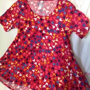 LulaRoe top. Mickey Mouse print. New without tags.
